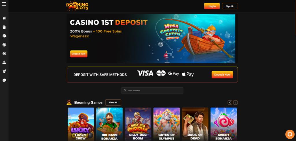 Boomingslots Casino screenshot