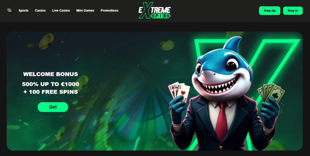 Extreme Spins Casino screenshot